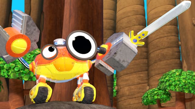 S01:E06 - Stuck in a Pit / the Golden Screw & Crocodile Rock Crusher / the Quicksands & the Rhino Dump Truck