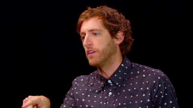 S03:E18 - Thomas Middleditch Does Improv While Eating Spicy Wings