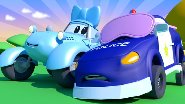 S01:E07 - Jugando a La Gallina Ciega Con Los Carros Bebes en Auto City! - Dibujos Animados Para Niños