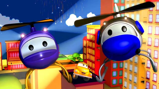 S01:E16 - Helicopter / Post Car / Racing Car / Pizza‹olo