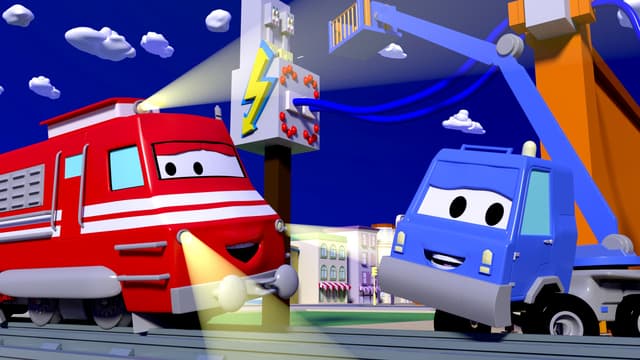 S01:E07 - Chuck the Cherry Picker Truck Reconnects the Power Cables