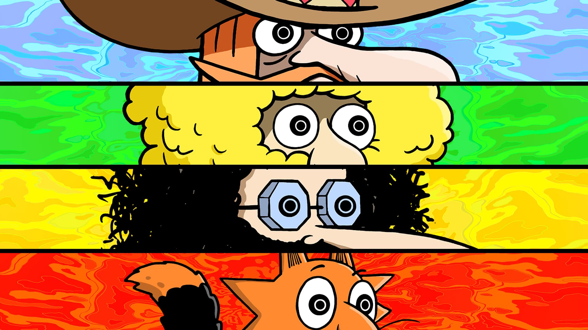 fondo del cartel