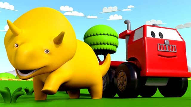 S01:E02 - Aprender Las Formas Con Dino El Dinosaurio Y El Camión Rojo
