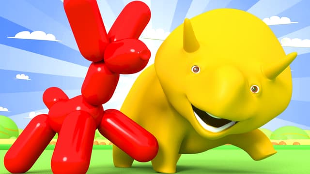 S01:E14 - Dino El Dinosaurio Aprende Colores Y Animales Con Globos
