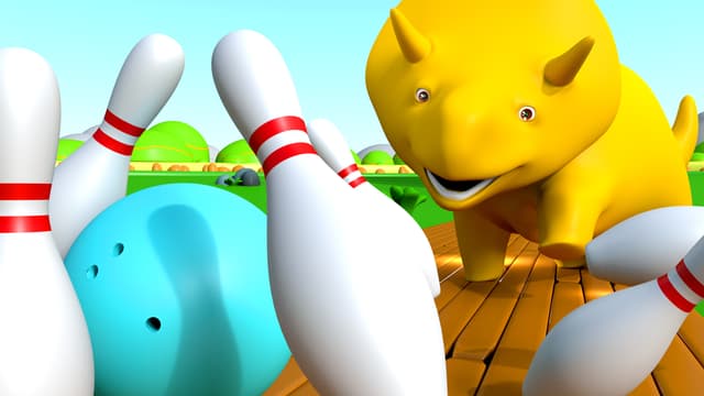 S01:E07 - Dino Juega Palitroque & Aprende Numeros Y Colores