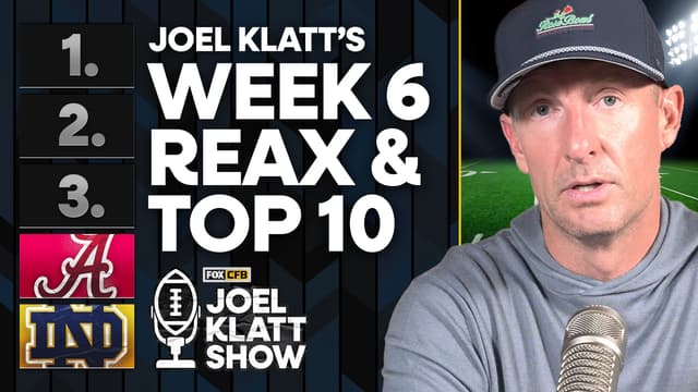 S2026:E59 - Oklahoma Stuns Texas, Georgia Downs Alabama, Indiana Keeps Streak Alive, UCLA’s CFP Push + Top 10