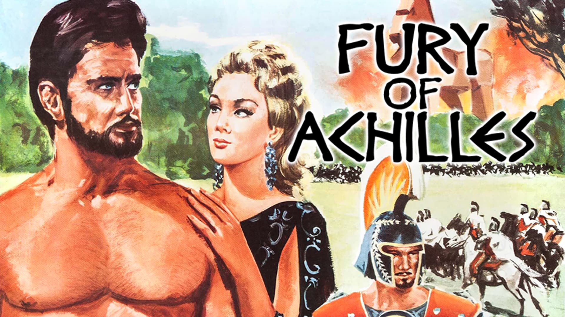 Fury of Achilles (1962) poster