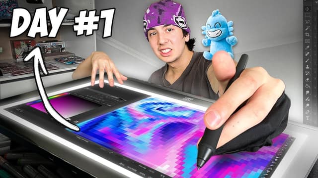 S01:E07 - Learning Digital Art in 1 Week (ft. Orb) & Learning Virtual Reality Art in 1 Week