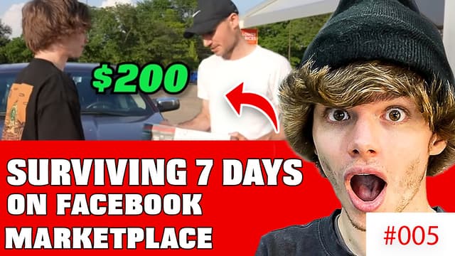 S01:E05 - I Survived 7 Days Only on Facebook Marketplace - Day 3