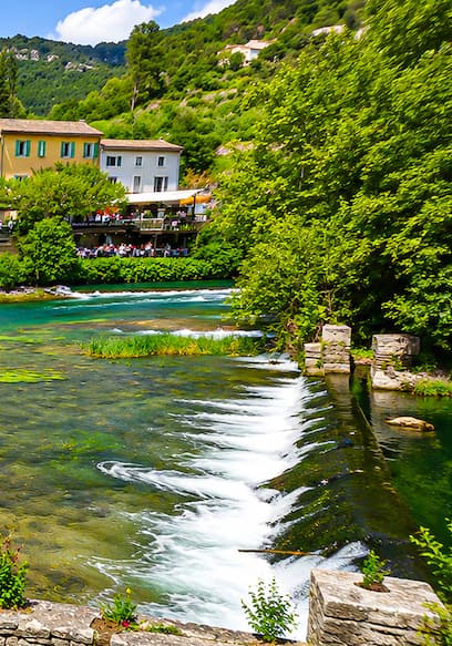 S01:E10 - Fontaine-de-Vaucluse: A French Village With A Crystal Clear Sorgue River poster