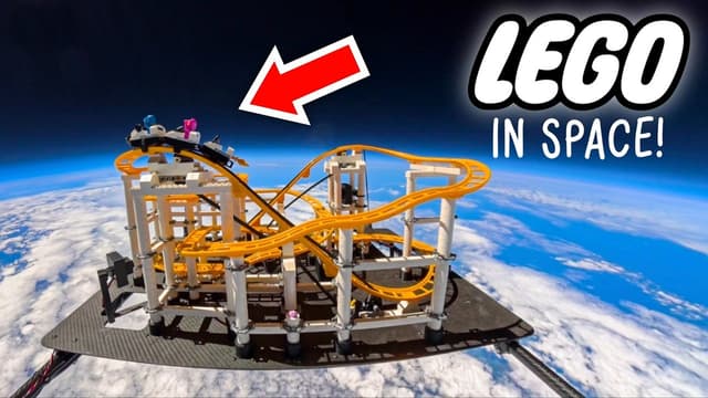 S01:E01 - Working LEGO Rollercoaster in SPACE! + Incredible Cat Tunnels