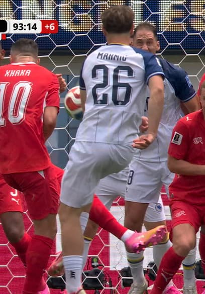 Bosnia and Herzegovina Trims Deficit Against Switzerland With Ermin Mahmić Goal poster