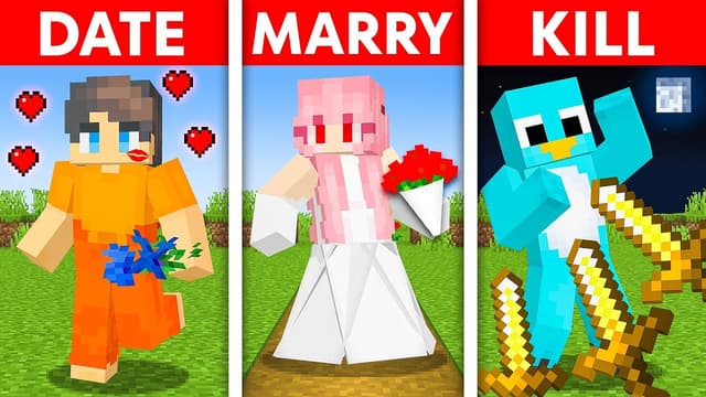 S01:E13 - Minecraft but DATE, MARRY, KILL!