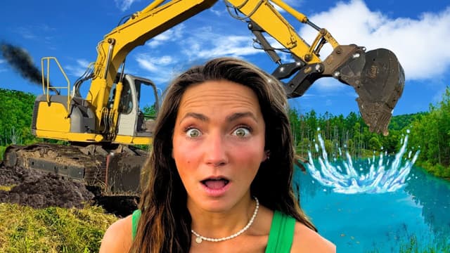 S01:E08 - Digging a Deep Pond From Scratch With an Excavator