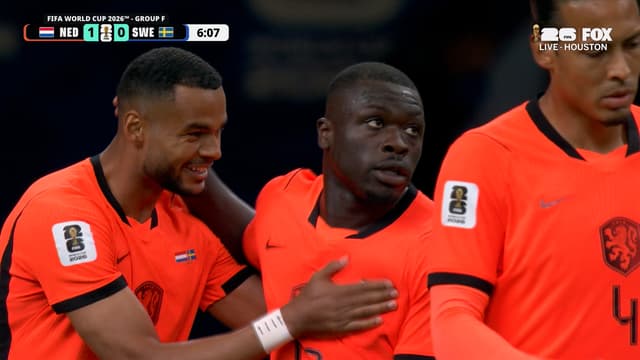S2026:E94 - Netherlands’ Brian Brobbey nets goal, taking early lead vs Sweden