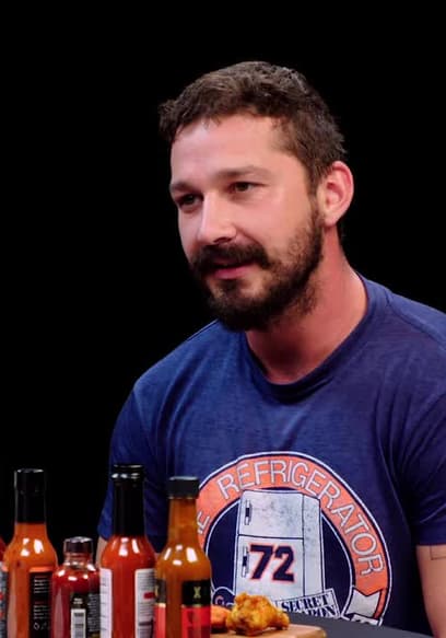 S10:E01 - Shia LaBeouf Sheds a Tear While Eating Spicy Wings poster