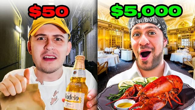 S02:E08 - $50 vs. $5000 Mukbang