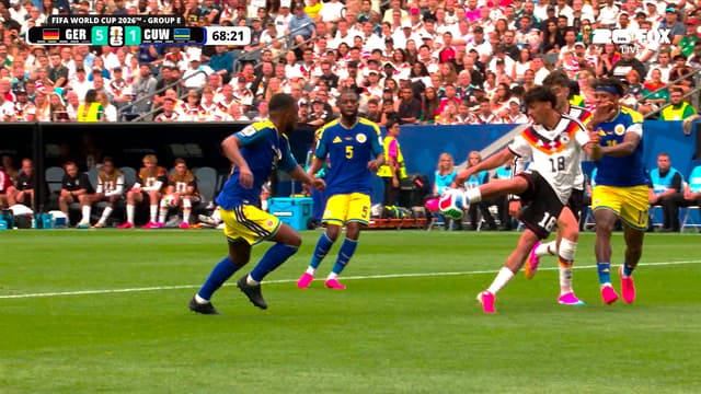 S2026:E25 - Nathaniel Brown scores Germany’s fifth goal against Curaçao