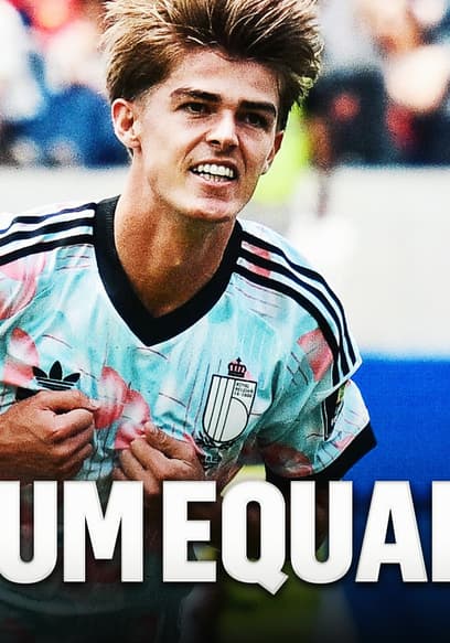Belgium's Charles De Ketelaere Scores Header for Equalizer vs. Spain poster