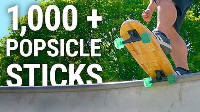 S01:E03 - I Built a Skateboard Out of Popsicle Sticks