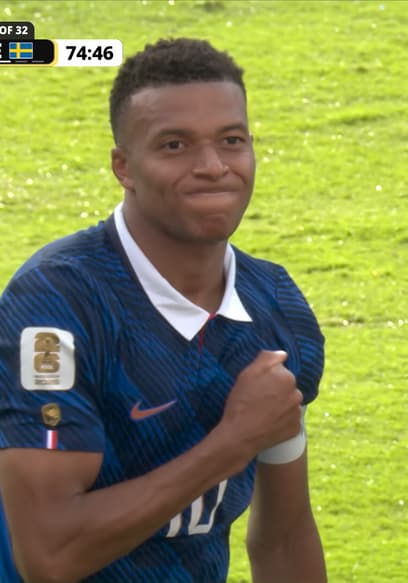 Kylian Mbappé Finishes Brilliant Michael Olise Assist to Extend France's Lead Against Sweden poster