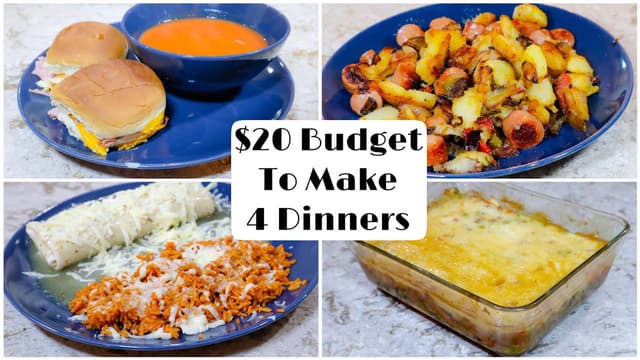 T01:C05 - S01:E05 - Making 4 Dinners for $20 Budget Meals for Two