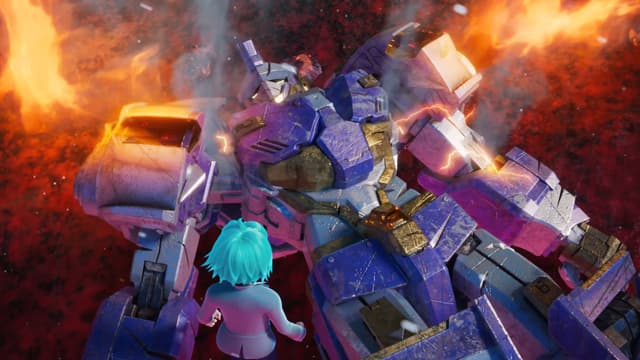 S01:E09 - Showdown Between Blue Cop and Wild Guardy! / The Great Showdown! Giant vs Giant!