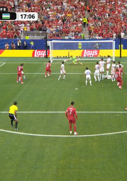 Nuno Mendes Scores Free Kick to Extend Portugal’s Lead vs. Uzbekistan poster