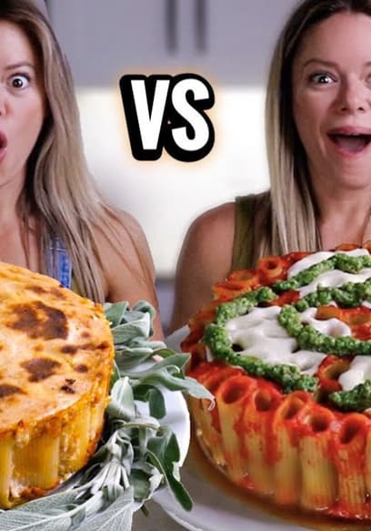 S01:E11 - Pasta vs Pasta : Pumpkin Lasagna Honeycomb Pasta vs Vodka Pesto Pizza Honeycomb Pasta - Mukbang poster