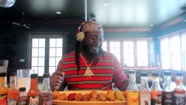 S12:E06 - T-Pain Tastes Gas While Eating Spicy Wings