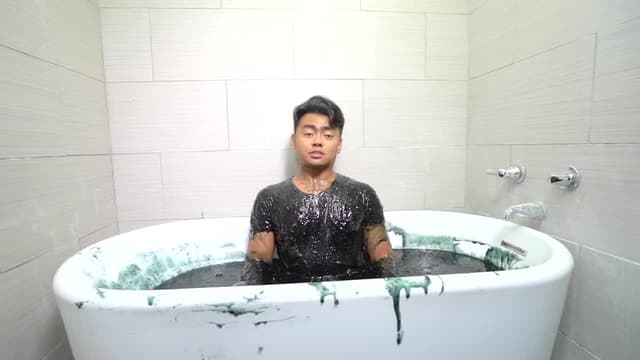 S01:E15 - Sliding 9,999 Feet / Gooey Black Slime Bath Challenge