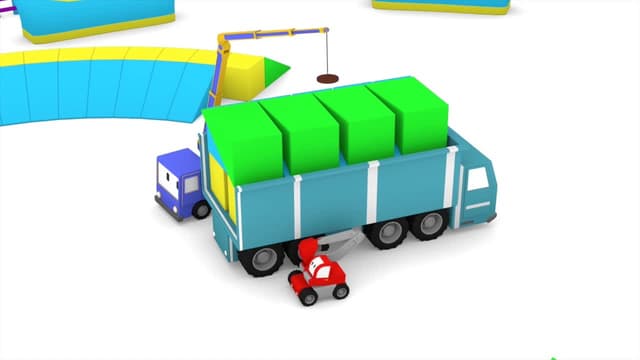 S01:E12 - Learn With Tiny Trucks: The Giant Slide