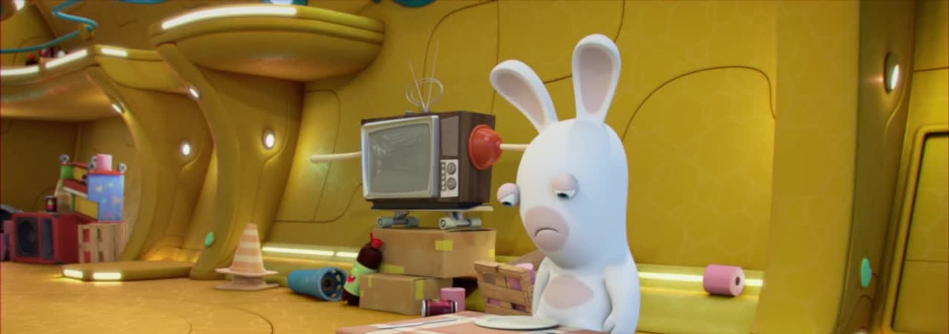 Watch Rabbids Invasion (Doblado) S04:E25 - The Castaway Rabbid-Part 1 ...