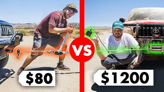 S02:E05 - $1200 Electric Winch vs. $80 Manual Come-Along