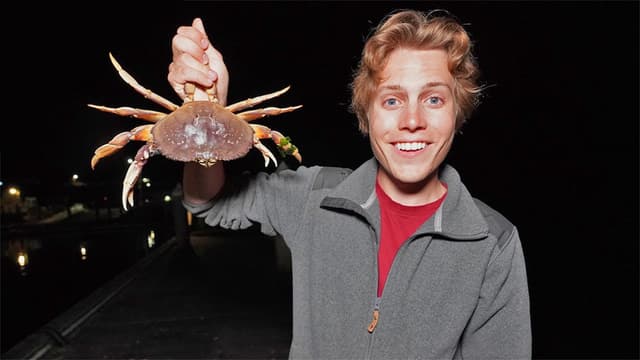 S01:E15 - Dungeness Crab Catch, Clean, and Cook from Shore.