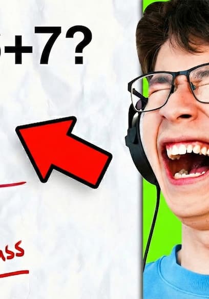 S05:E07 - Reacting to Funniest Kid Test Answers poster
