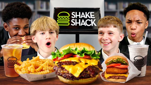 S01:E03 - British Highschoolers try Shake Shack!