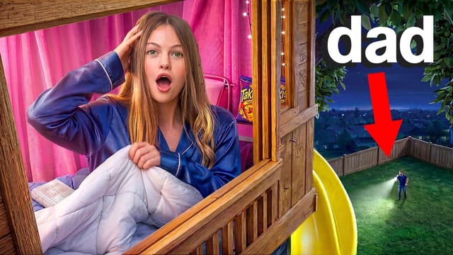 S10:E06 - Secret Treehouse Sleepover Challenge