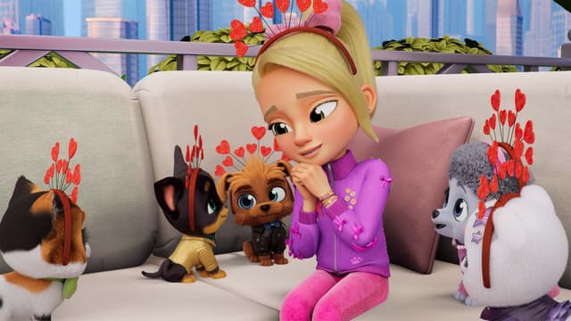 S01:E106 - Happy Valentine's Day! Glamazing Girl Makeovers and Pup Fashion Faux Paws