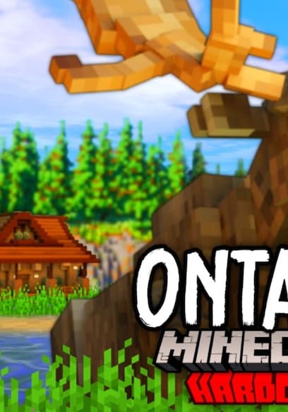 S01:E13 - I Survived 100 Days in ONTARIO in Hardcore Minecraft! poster