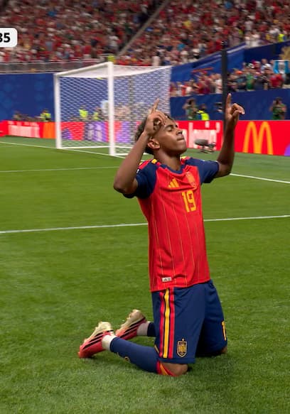 Spain's Lamine Yamal Scores His First Career FIFA World Cup™ Goal vs. Saudi Arabia poster