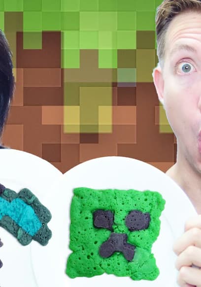 S10:E12 - Pancake Art Challenge - Minecraft vs. Chad Wild Clay poster