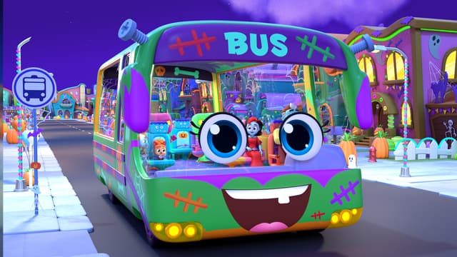 S01:E12 - Halloween Wheels on the Bus and More Animated Songs for Kids