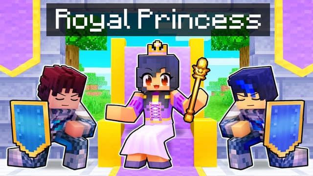 S01:E10 - Playing as a ROYAL PRINCESS in Minecraft!