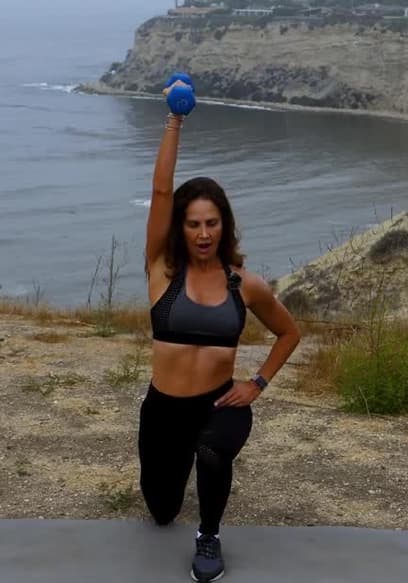S01:E05 - 45 Min Dumbbell Routine With Cardio Bursts poster