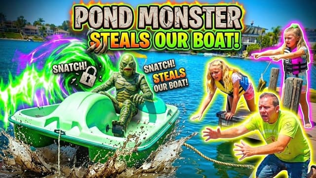 S01:E04 - Pond Monster Pedal Boat Chase!!! Remaster