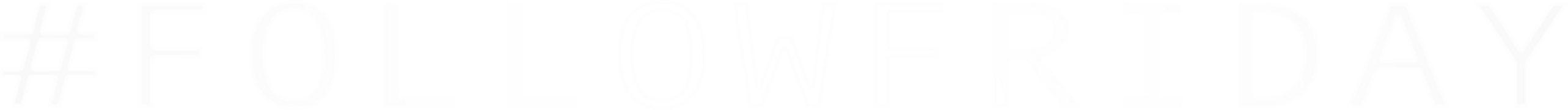 #FOLLOWFRIDAY