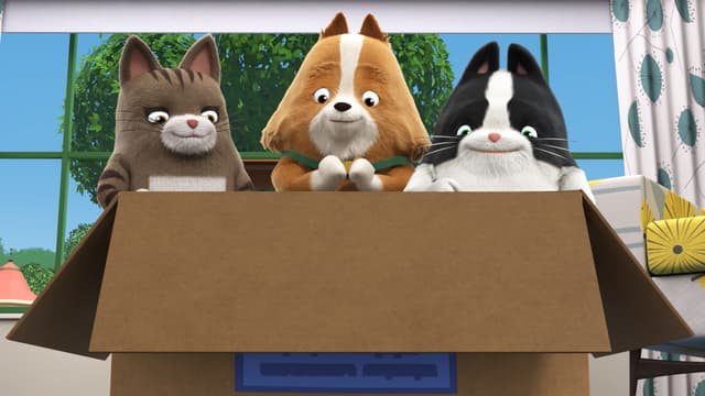 S03:E76 - Doggy in a Box / Chirpy's Champs