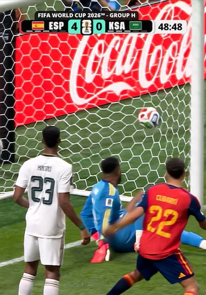 Spain's Lead Extends Through Saudi Arabia's Own Goal poster