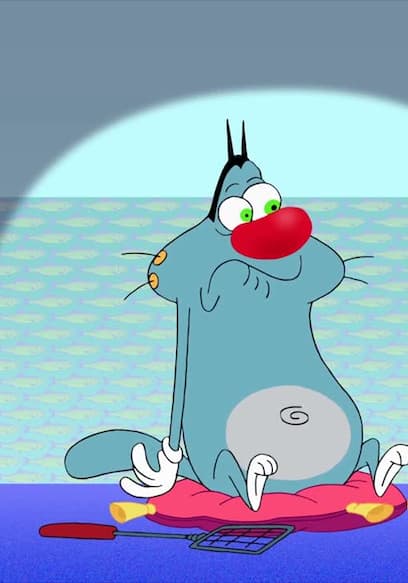 S03:E02 - El doble de Oggy / Lección de dibujos animados / Oggy y los zapatos mágicos poster